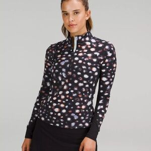 lululemon Nulux Half-Zip Long Sleeve Shirt S 10